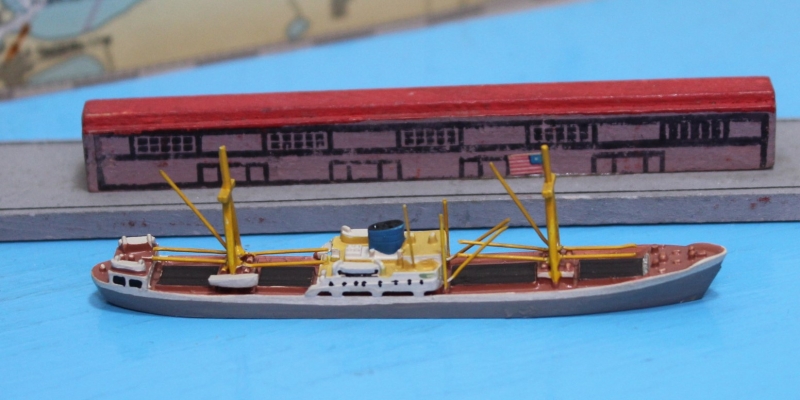 Frachter "Stubbenhuk" mit Flagge (1 St.) D 1955 Hansa S 35